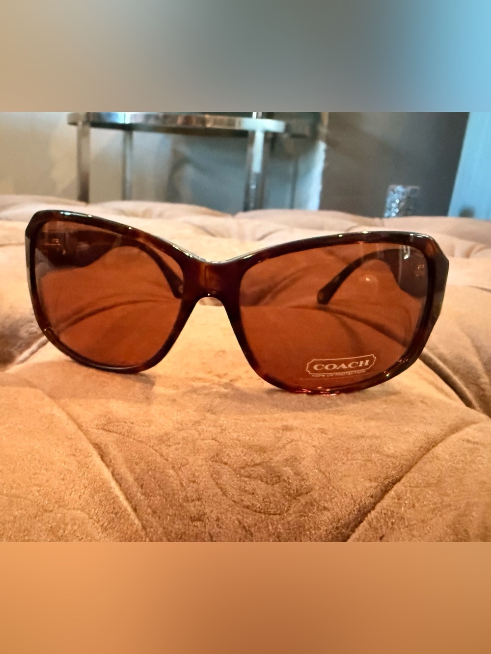 Coach Brown rare vintage sunglasses with Brown Lenses